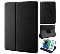 doupi Deluxe FlipCase para iPad Pro 10,5 Pulgada & iPad Air 3 (2019), Protección Funda Smart Sleep/Wake Up Función Case Soporte Stand Cover, Negro