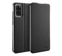 doupi Deluxe FlipCover para Samsung Galaxy S20+ (S20 Plus), Carcasa Case magnético Funda Caso tirón Estilo Libro Protector de Cuero Artificial, Negro