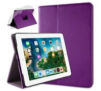 doupi Deluxe Protección Funda para iPad 2 3 4, Smart Sleep/Wake Up función 360 Grados giratoria del Caso del Soporte Bolsa, Morado