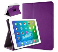 doupi Deluxe Protección Funda para iPad Air 2, Smart Sleep/Wake Up función 360 Grados giratoria del Caso del Soporte Bolsa, Morado