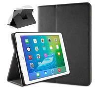 doupi Deluxe Protección Funda para iPad Air 2, Smart Sleep/Wake Up función 360 Grados giratoria del Caso del Soporte Bolsa, Negro