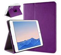 doupi Deluxe Protección Funda para iPad Mini 1 2 3, Smart Sleep/Wake Up función 360 Grados giratoria del Caso del Soporte Bolsa, Morado