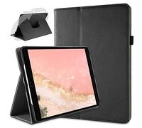 doupi Deluxe Protección Funda para iPad Pro (10,5 Pulgadas) & iPad Air 3 (2019), Smart Sleep/Wake Up función 360 Grados giratoria del Caso del Soporte Bolsa, Negro
