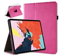 doupi Deluxe Protección Funda para iPad Pro 11 Pulgadas (2018), Smart Sleep/Wake Up función 360 Grados giratoria del Caso del Soporte Bolsa, Rosa