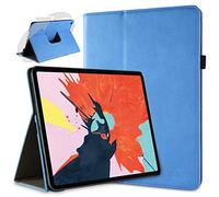 doupi Deluxe Protección Funda para iPad Pro 11 Pulgadas (2018), Smart Sleep/Wake Up función 360 Grados giratoria del Caso del Soporte Bolsa, Azul