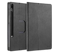 doupi Deluxe Protección Funda para Samsung Tab S7 (11 Pulgada), Smart Sleep/Wake Up función 360 Grados giratoria del Caso del Soporte Bolsa, Negro