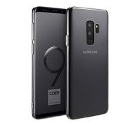 doupi PerfectFit Funda Compatible con Case Samsung S9 Plus, Protección Cover Silicio Protectora SolidColor, Transparente