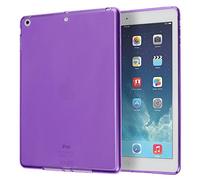 doupi PerfectFit Funda Compatible con iPad Air (1. Gen.) A1474 A1475 A1476 TPU Ligero Estuche Protección, Morado