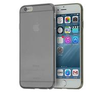 doupi UltraSlim AllClear Funda Compatible con iPhone 6 6S Plus (5,5 Pulgadas), Ligero Estuche TPU Ligero Estuche Protección, Negro