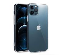 doupi UltraSlim AllClear Funda para iPhone 12 / iPhone 12 Pro (6,1 Pulgada) Ligero Estuche projoector Cover Case, Transparente