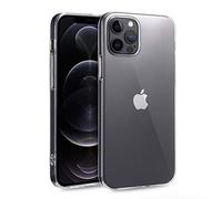 doupi UltraSlim AllClear Funda para iPhone 12 Pro MAX (6,7 Pulgada) Ligero Estuche projoector Cover Case, Transparente