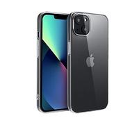 doupi UltraSlim AllClear Funda para iPhone 13 (6,1 Pulgada) Ligero Estuche projoector Cover Case, Transparente