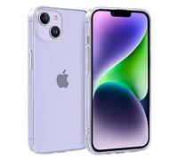 doupi UltraSlim AllClear Funda para iPhone 14 (6,1 Pulgada) Ligero Estuche projoector Cover Case, Transparente