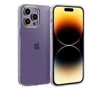 doupi UltraSlim AllClear Funda para iPhone 14 Pro (6,1 Pulgada) Ligero Estuche projoector Cover Case, Transparente