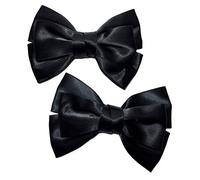 douqu 1 par satén Rbow zapato Clips estilo Vintage Glamour lazos 9 cm Bridal Shoe Charms