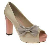 douqu mujeres moda Color cinta lazo boda Rhinestone Crystal Decoración cuadrada zapato Clips charms par