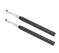 DouWen MO 2 piezas de herramienta para extraer agujas de reloj, herramienta de elevación de agujas de reloj de acero inoxidable con mango antideslizante, palanca de 4 mm con cabeza curvada p