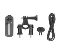 DouWen MO Grabadora de Video portátil, cámara de Cuerpo con resolución 1080P, luz de Relleno LED con visión Nocturna, Clip Trasero y Soporte magnético para la recopilación de Pruebas en la a