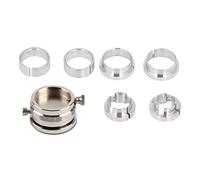 DouWen MO Juego de 8 piezas de soportes para movimientos de reloj de acero inoxidable, herramientas de reparación de precisión para movimientos BZ 2000, ETA 7750 y BZ 2824, kit de base