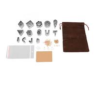 DouWen MO Kit para hacer pendientes de arcilla, kit de pendientes de joyería de polímero con 30 cortadores de acero inoxidable, accesorios de pendientes de bricolaje para arcilla, polímero,