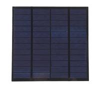 DouWen MO Panel de batería solar 3W 12V para bricolaje, panel solar de polisilicio portátil para viajes al aire, kit de carga compacto de 145x145 mm para pequeños electrodomésticos y s