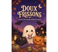 Doux Frissons: Un livre de coloriage Halloween kawaii - fantômes mignons, citrouilles souriantes et compagnons d'Halloween