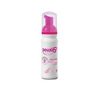 DOUXO S3 Calm Mousse Pieles Sensibles para Perros y Gatos | Champú Seco, Sin Aclarado, Alivia el Picor, Calma, Hidrata y Restaura la Piel, Recomendado por Veterinarios, 150ml