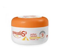 DOUXO S3 PYO Pads, 30 algodones impregnados para limpiar, desinfectar y calmar la piel de perros y gatos