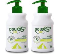 DOUXO S3 Seb Champú para Perros y Gatos - Pieles grasas o con descamación - Antiolor - Seborregulador - Fragancia hipoalergénica - 200ml (Paquete de 2)