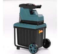 DOVAMAN GT30 Gartenhäcksler, 3000W Häcksler Elektrisch, Brushless Motor, Automatische Zuführung & Rücklauffunktion, bis 45mm Äste, 60L Fangbox, Überlastschutz, für Gartenabfälle