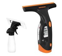 DOVAMAN WC01A Limpiador de Cristales, 30 min de Autonomía, Boquilla 280mm, Pulverizador con 2 Paños Microfibra, Depósit 150ml, 150m² por Carga, 700g Limpiacristales Eléctrico