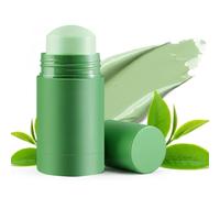 DOVBAN 2Pcs Green Tea Mask Stick,Mascarilla En Stick Té Verde,Quita Puntos Negros Mascarilla,Mascarillas Limpiadora Facial Purificante,Elimina Puntos Negros,Reduce Poros