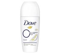 Dove 0% Desodorante Roll On 48h Original Sin Aluminio Ni Alcohol para mujer con 1/4 de Crema Hidratante 50ml
