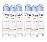 Dove 6 desodorantes en spray antitranspirante original 0% alcohol 150 ml