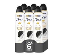 Dove Advanced Care Desodorante Original Invisible Dry Protección 72 horas Spray 150 ml, pack de 6 unidades, El embalaje puede variar