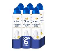 Dove Advanced Care Desodorante Original Protección 72 horas Spray 150ml x6