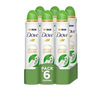 Dove Advanced Care Desodorante Pepino Protección 72 horas Spray 200ml, Pack de 6 x 200 ml