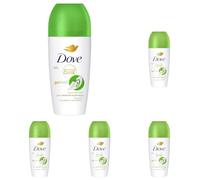 Dove Advanced Care Desodorante Roll-On Pepino Protección 72 horas desodorante antitranspirante 50ml (Paquete de 5)
