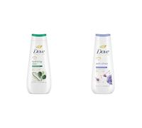 Dove Advanced Care Gel de Ducha Cuidado Hidratante Aloe y Agua de Abedul 400ml + Dove Advanced Care Gel de Ducha Antiestrés Leche de Manzanilla y Avena 600ml