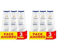 Dove Advanced Care Gel De Ducha Hidratación Profunda Hidratantes Naturales, 3 x 400 ml (Paquete de 2)