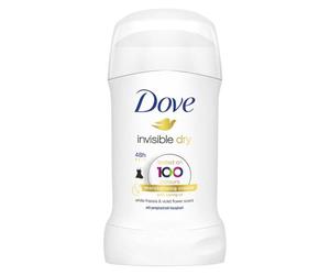 Dove Advanced Care Invisible Dry Anti-Perspirant Cream - Desodorante en barra para mujer con tecnología pro ceramida para 72 horas de protección contra el sudor, 50 ml