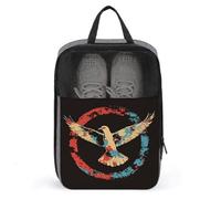 Dove and Peace - Bolsa de zapatos colorida para viajes, uso diario, bolsa de almacenamiento antipolvo para zapatos de golf
