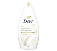 Dove Baño de seda noble, fórmula con crema hidratante Dermo natural, con crema hidratante 1/4, dermatológicamente probado, gel de ducha para mujeres y hombres, botella 100% reciclada* 450 ml