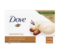 Dove Beauty Cream Bar - Jabón sólido (2 x 90 g, 1 unidad, vainilla y karité)