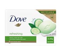 Dove Beauty Cream Bar Pepino y té verde, jabón refrescante, 2 x 90 cm, 1 unidad