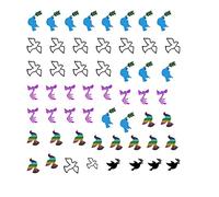 Dove Bird Collection - Calcomanías para uñas (Birds Dove C1)