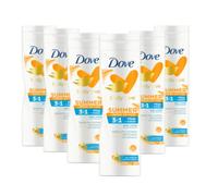 Dove Body Love Body Lotion 24h cuidado con protección UVA/UVB y SPF15 para todos los tipos de piel, 250 ml, 6 unidades