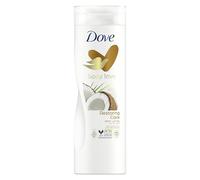 Dove Body Love Restoring Care Loción Corporal hidratante con aceite de coco y leche de almendras para piel seca 400 ml (paquete de 3)