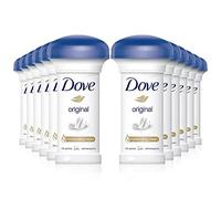 Dove Crema antitranspirante original, 50 ml, 12 paquetes