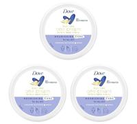 Dove Crema Hidratante de cuerpo, manos y cara para piel seca con Sérum Restaura Ceramidas 48h de hidratación 250ml (Paquete de 3)
